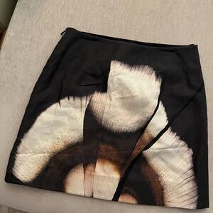 COS linen blend skirt